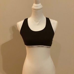 calvin klein sports bra